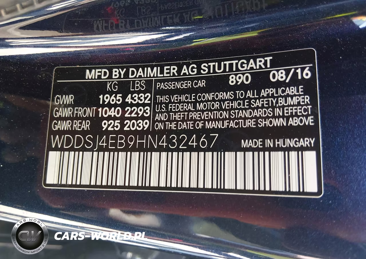 2017 Mercedes-Benz Cla 250 VIN:WDDSJ4EB9HN432467 - 9