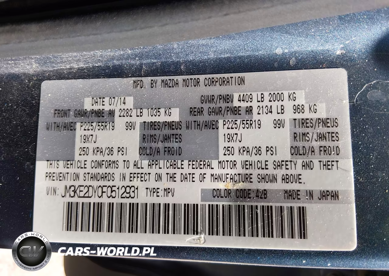2015 Mazda Cx-5 Grand Touring VIN:JM3KE2DY0F0512931 - 9