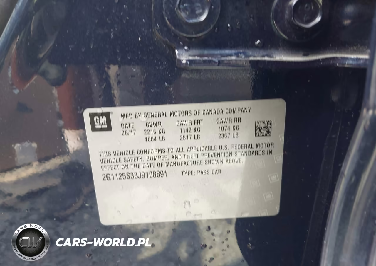 2018 Chevrolet Impala 2Lz VIN:2G1125S33J9108891 - 9