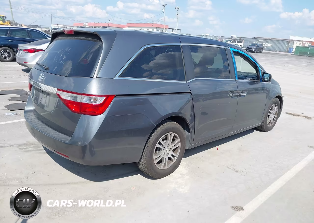 2011 Honda Odyssey Ex-L VIN:5FNRL5H67BB016124 - 4