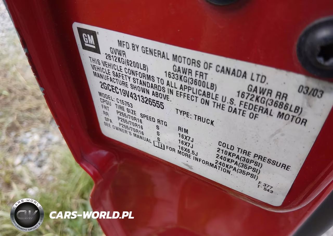 2003 Chevrolet Silverado 1500 Ls VIN:2GCEC19V431326555 - 9