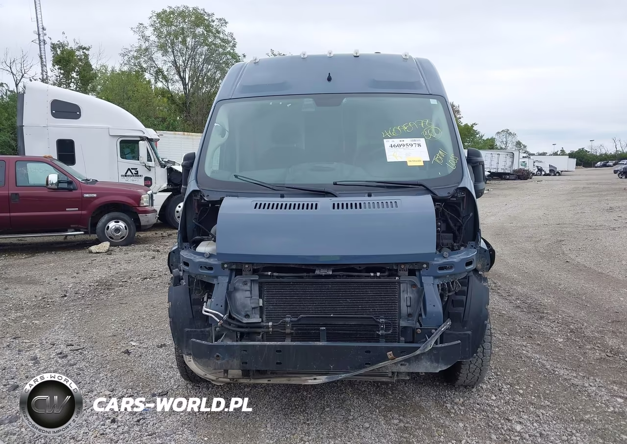 2019 Ram Promaster 3500 Cargo Van High Roof 159 Wb Ext VIN:3C6URVJG8KE564433 - 12