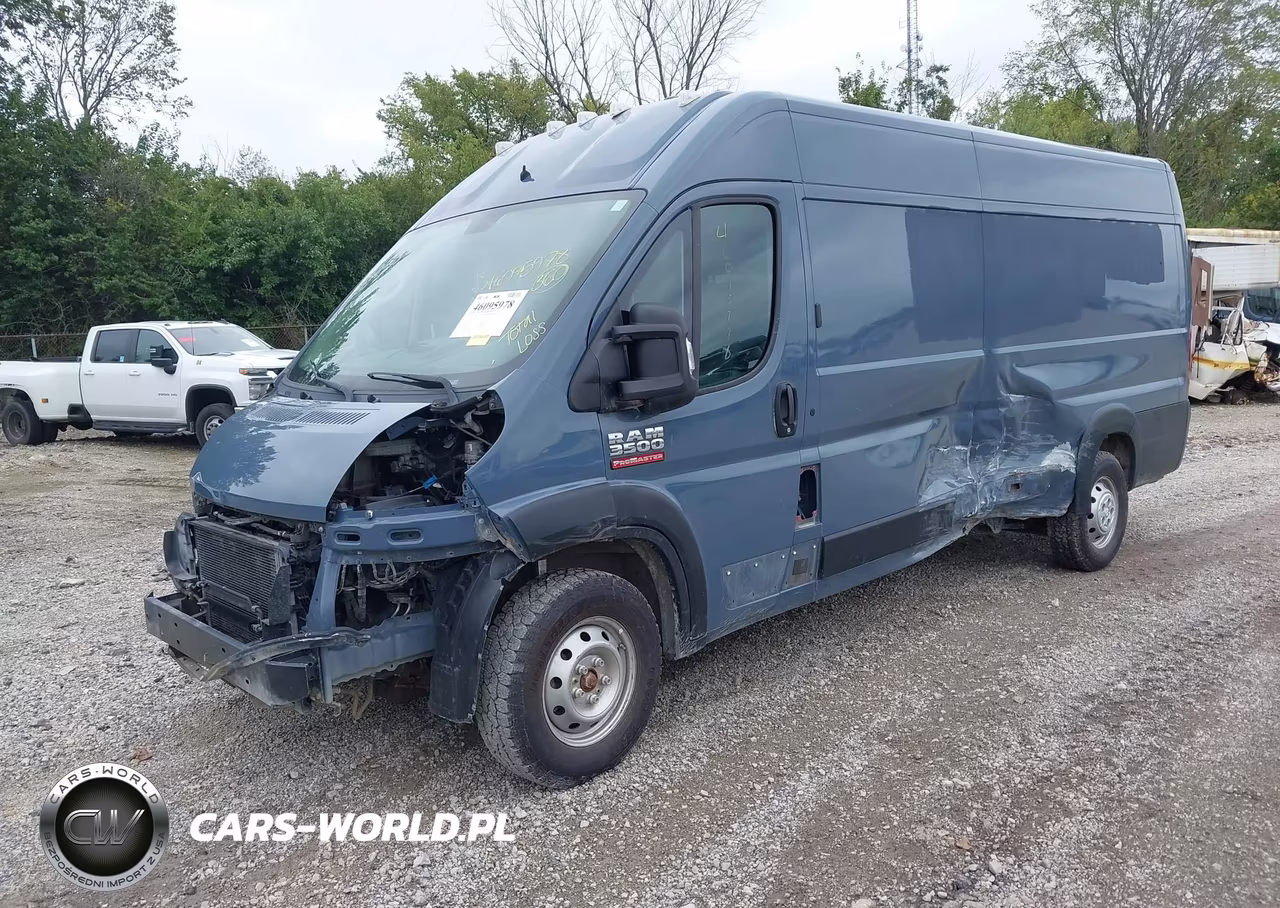 2019 Ram Promaster 3500 Cargo Van High Roof 159 Wb Ext VIN:3C6URVJG8KE564433 - 2