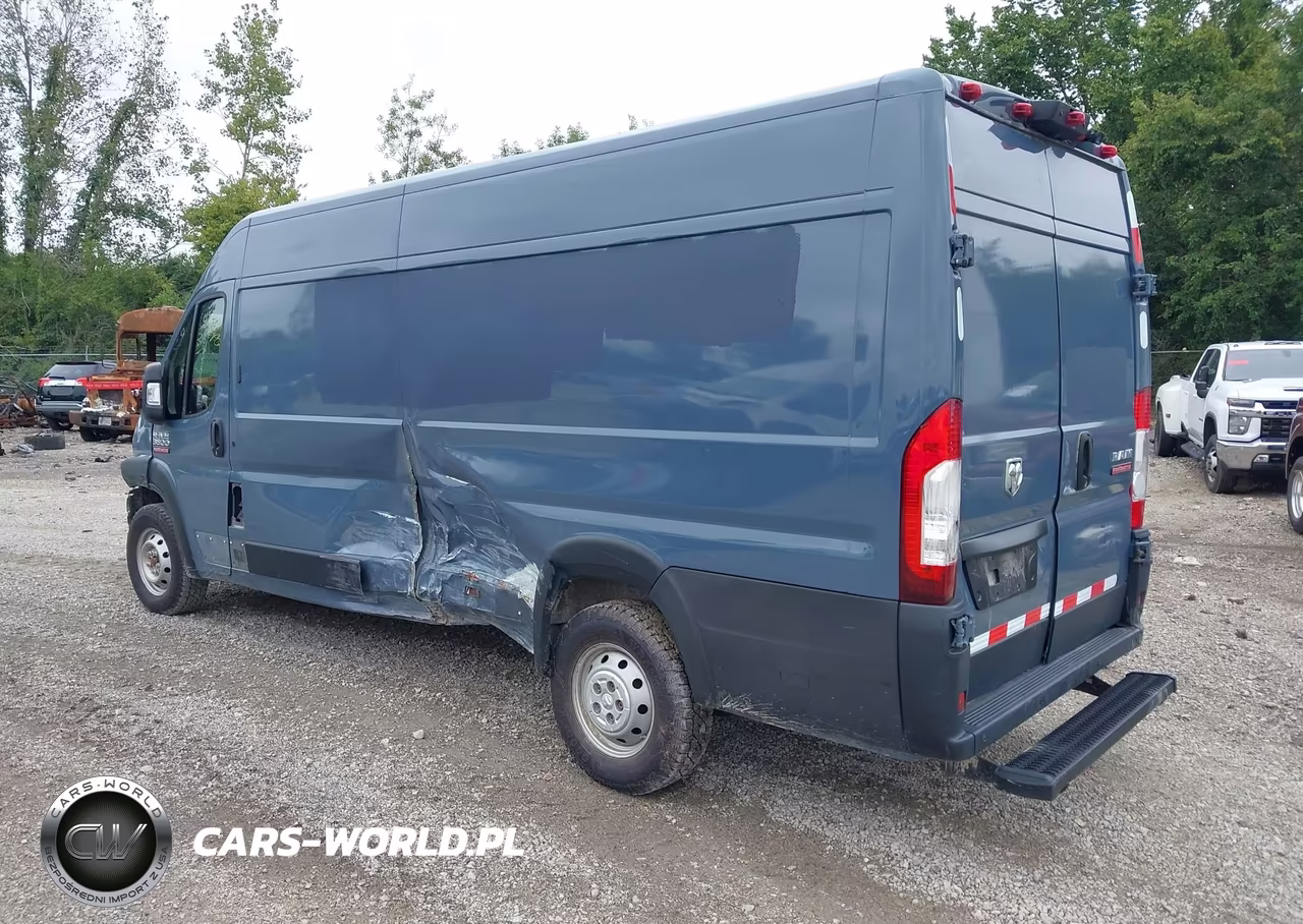 2019 Ram Promaster 3500 Cargo Van High Roof 159 Wb Ext VIN:3C6URVJG8KE564433 - 3