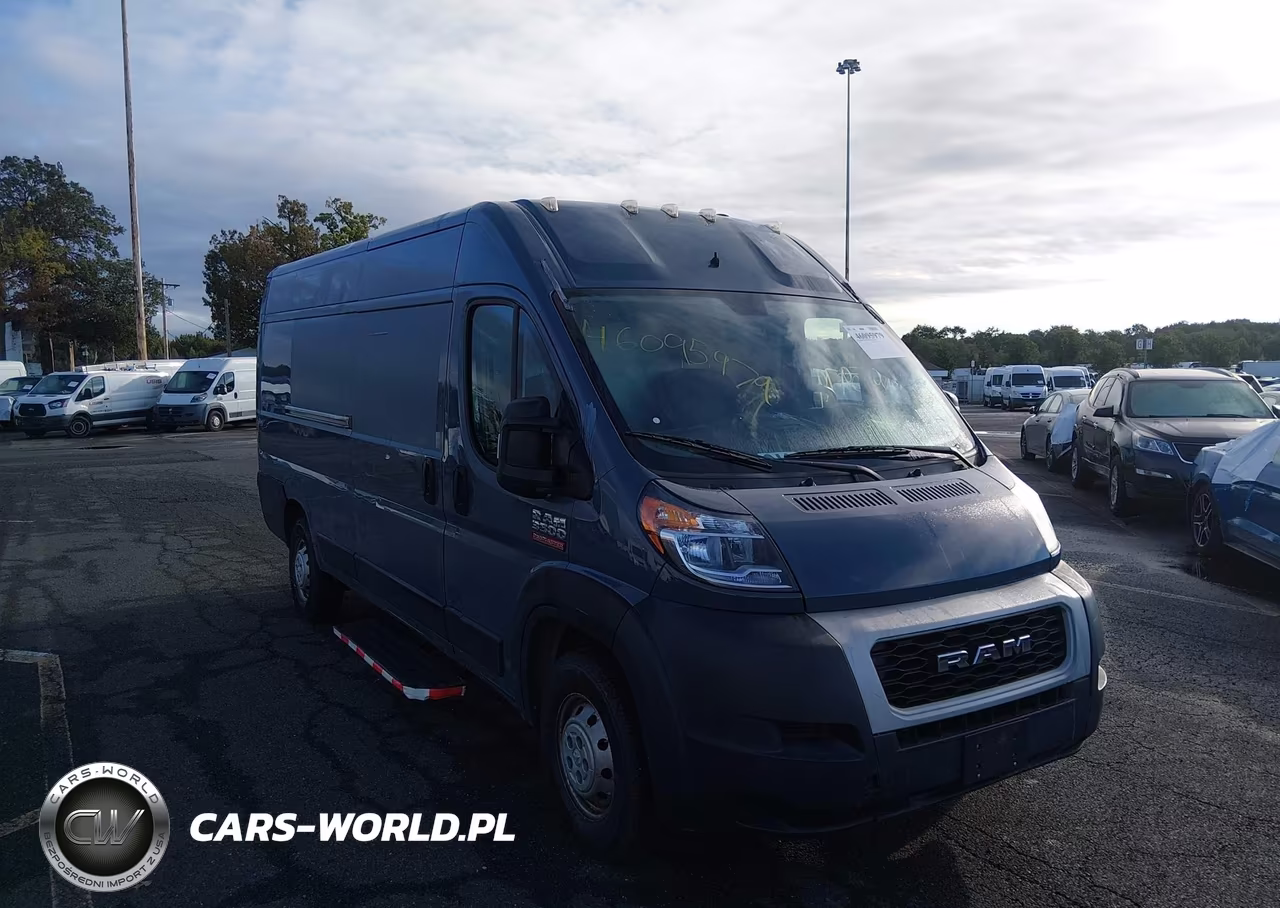 2019 Ram Promaster 3500 Cargo Van High Roof 159 Wb Ext VIN:3C6URVJG5KE558055 - 1