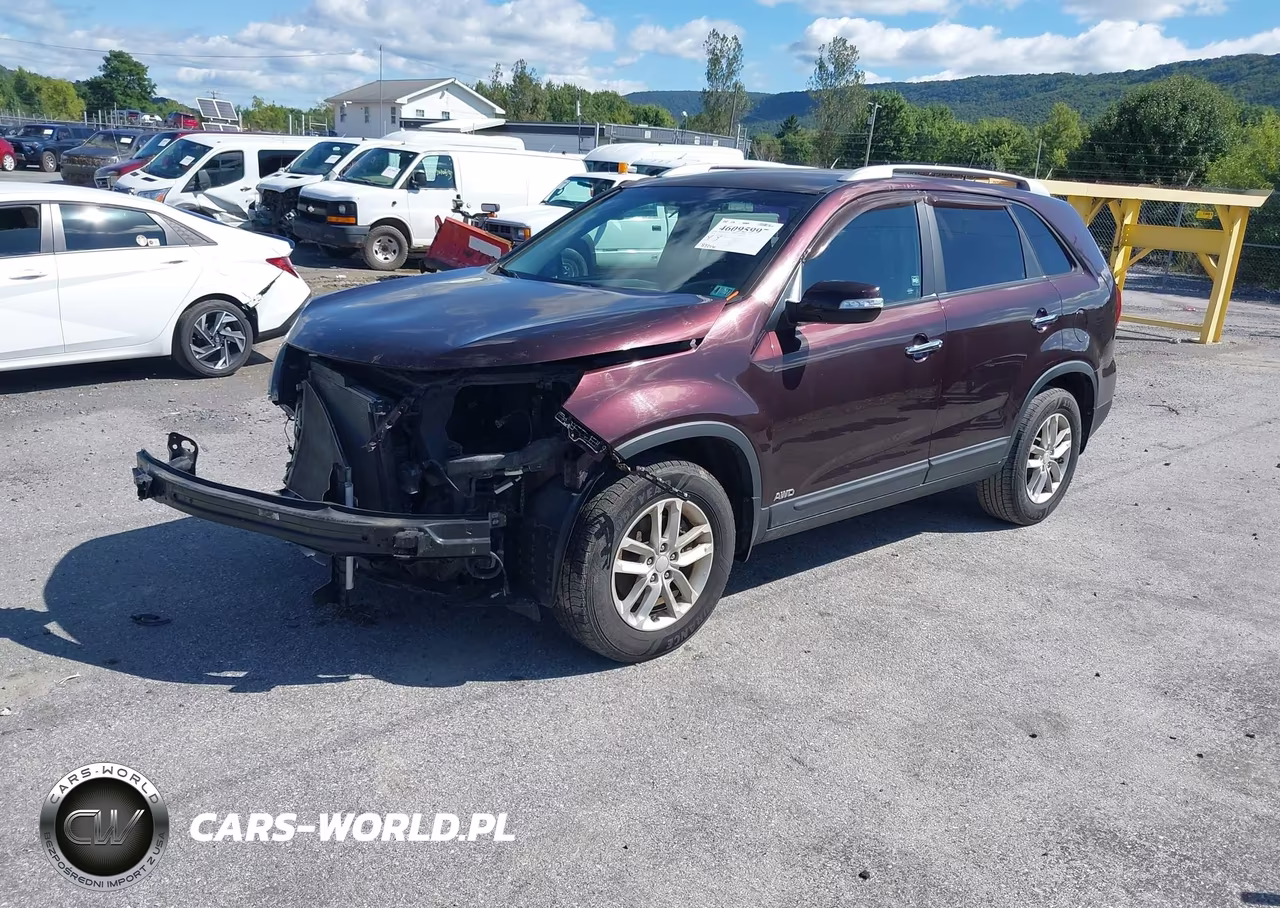 2014 Kia Sorento Lx VIN:5XYKTDA61EG449666 - 2
