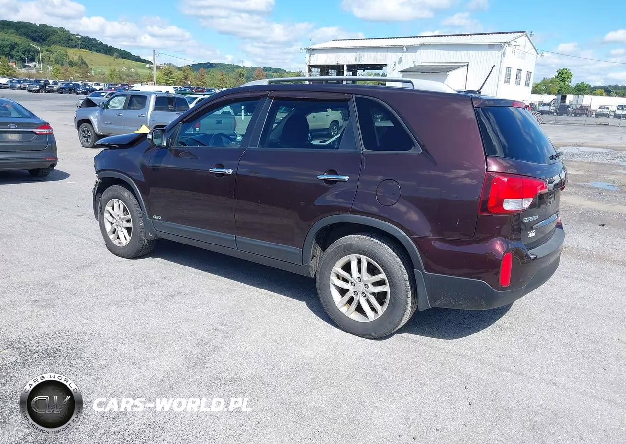 2014 Kia Sorento Lx VIN:5XYKTDA61EG449666 - 3