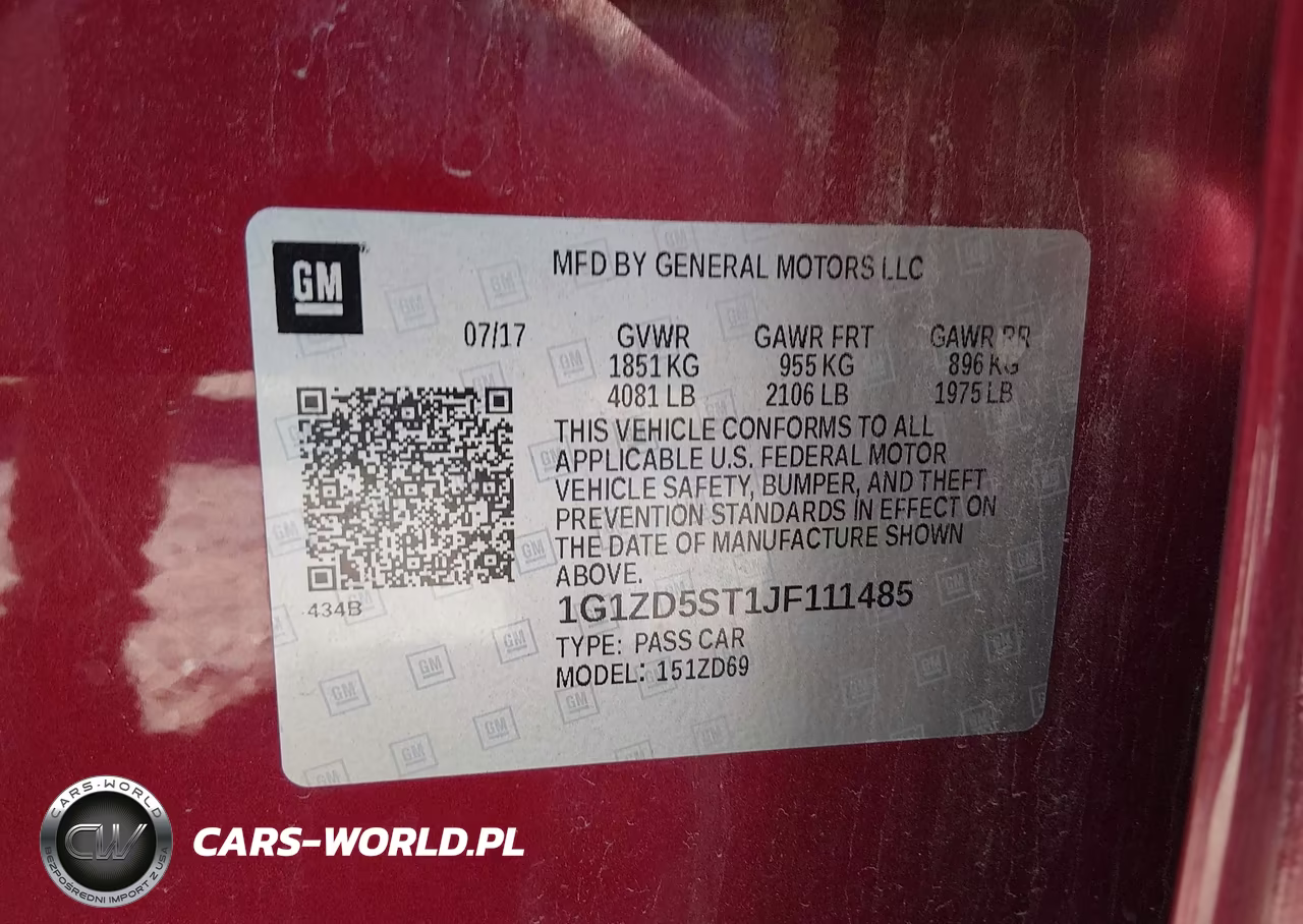 2018 Chevrolet Malibu Lt VIN:1G1ZD5ST1JF111485 - 9