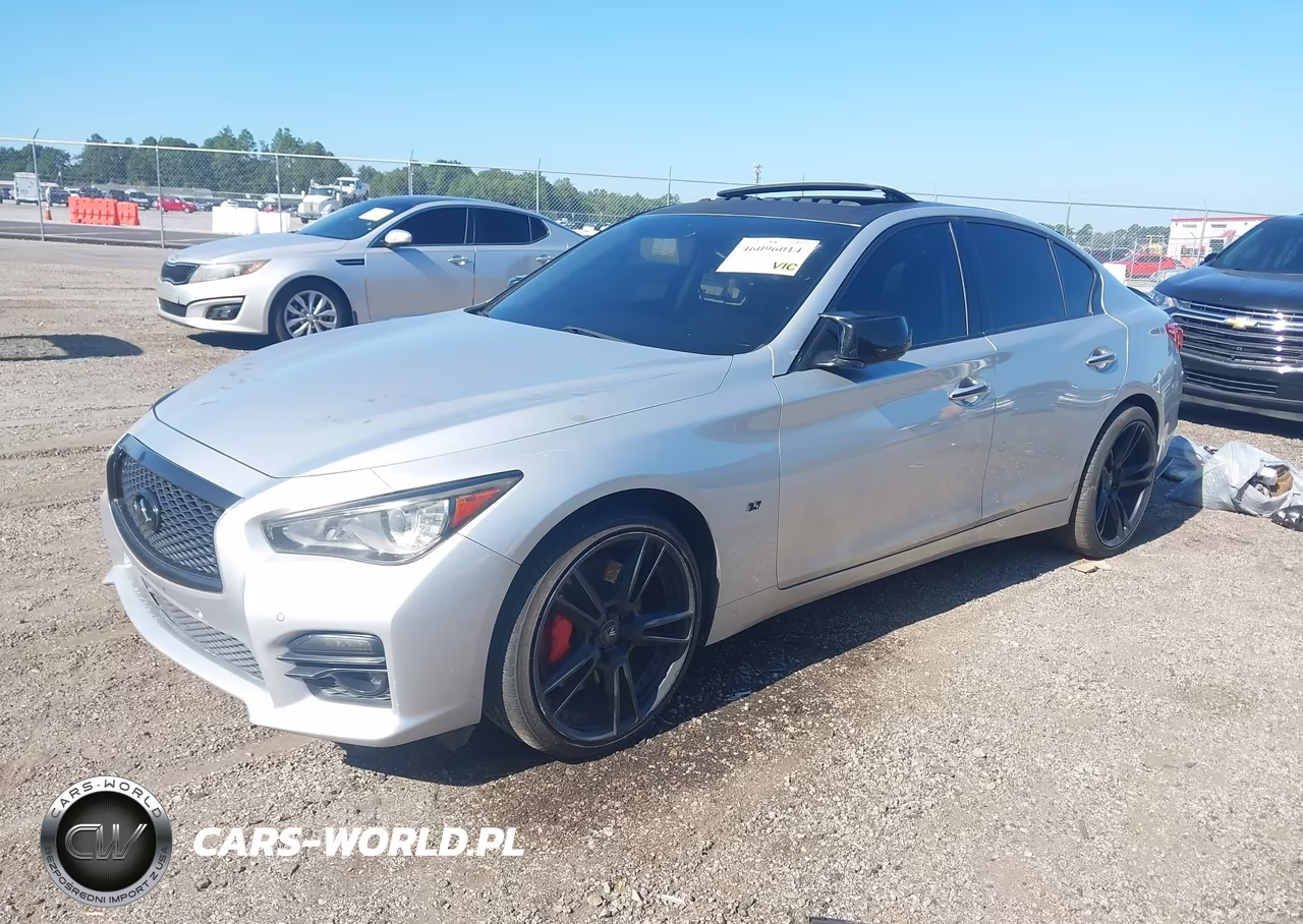 2014 Infiniti Q50 Sport VIN:JN1BV7AR7EM698626 - 2