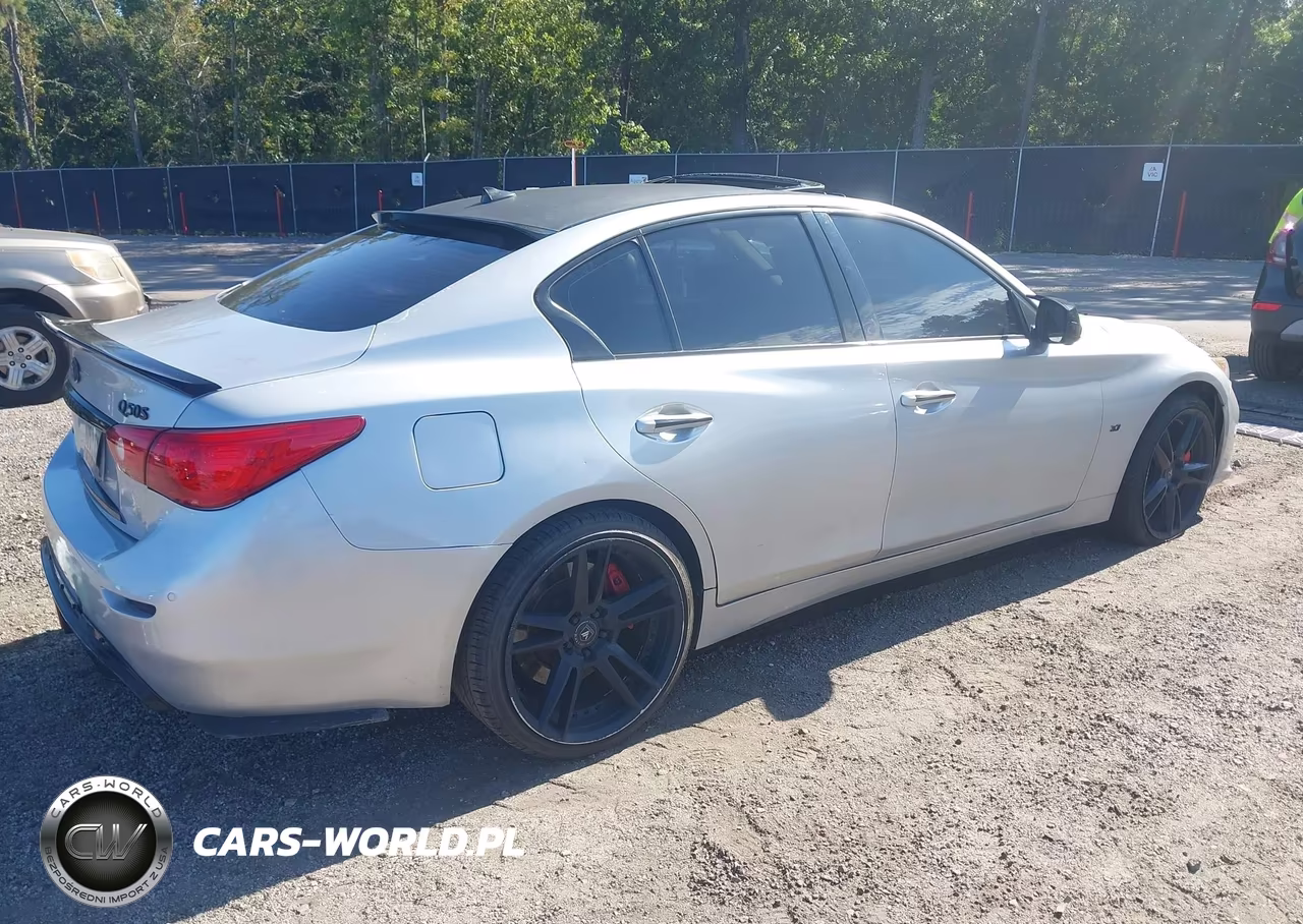 2014 Infiniti Q50 Sport VIN:JN1BV7AR7EM698626 - 4