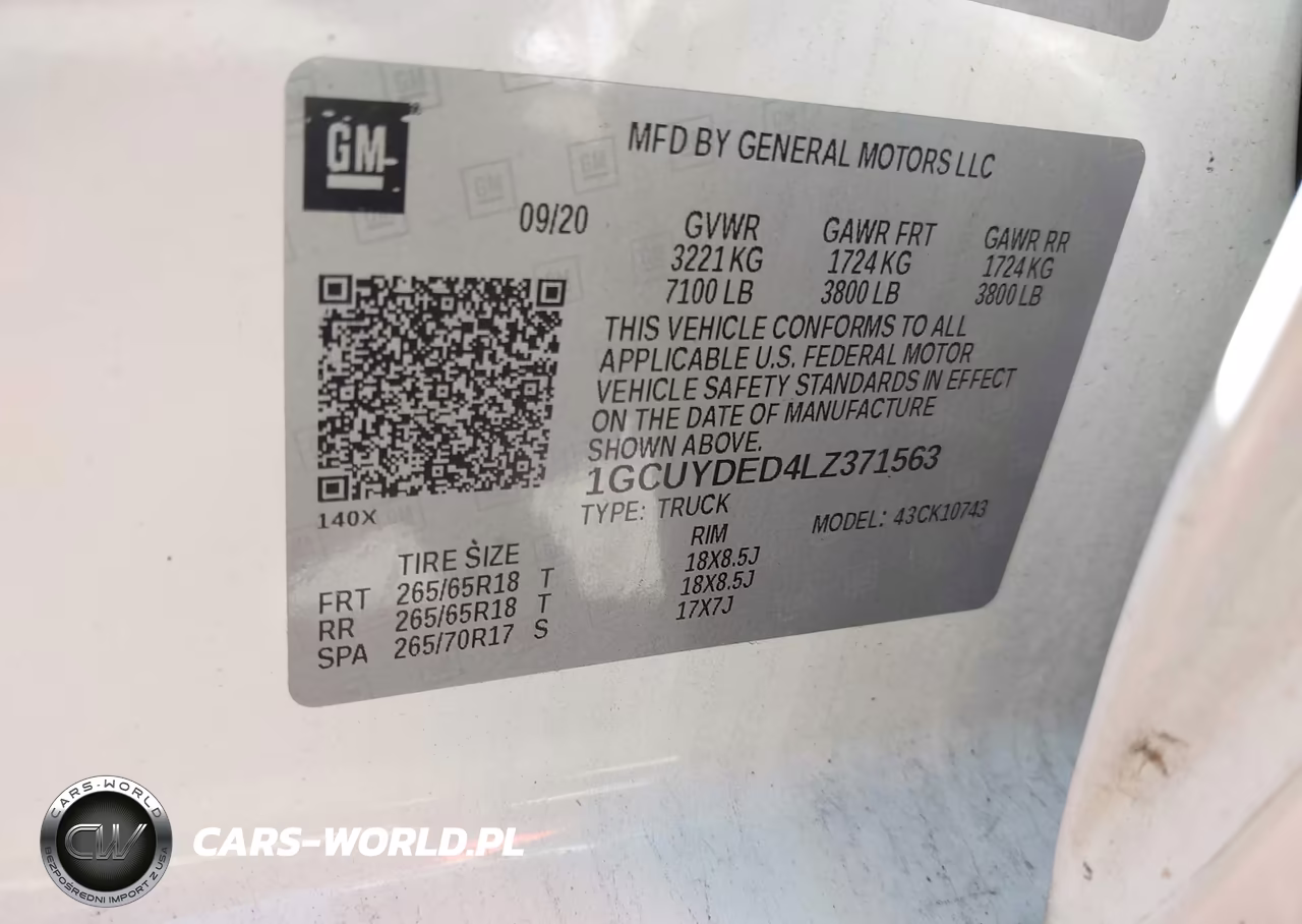 2020 Chevrolet Silverado 1500 4Wd Standard Bed Lt VIN:1GCUYDED4LZ371563 - 9