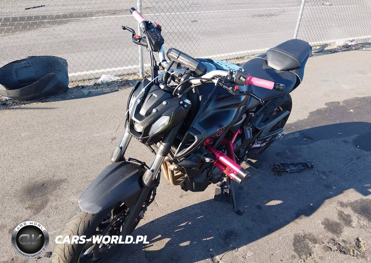 2022 Yamaha Mt07 VIN:JYARM32E7NA005554 - 2