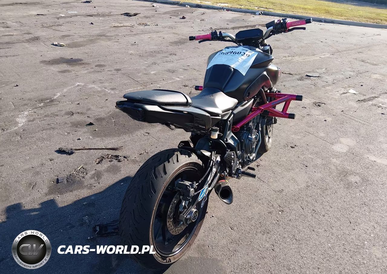 2022 Yamaha Mt07 VIN:JYARM32E7NA005554 - 4