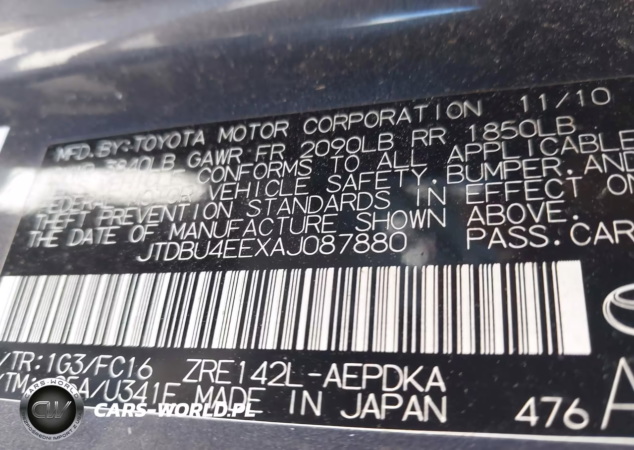 2010 Toyota Corolla Le VIN:JTDBU4EEXAJ087880 - 9