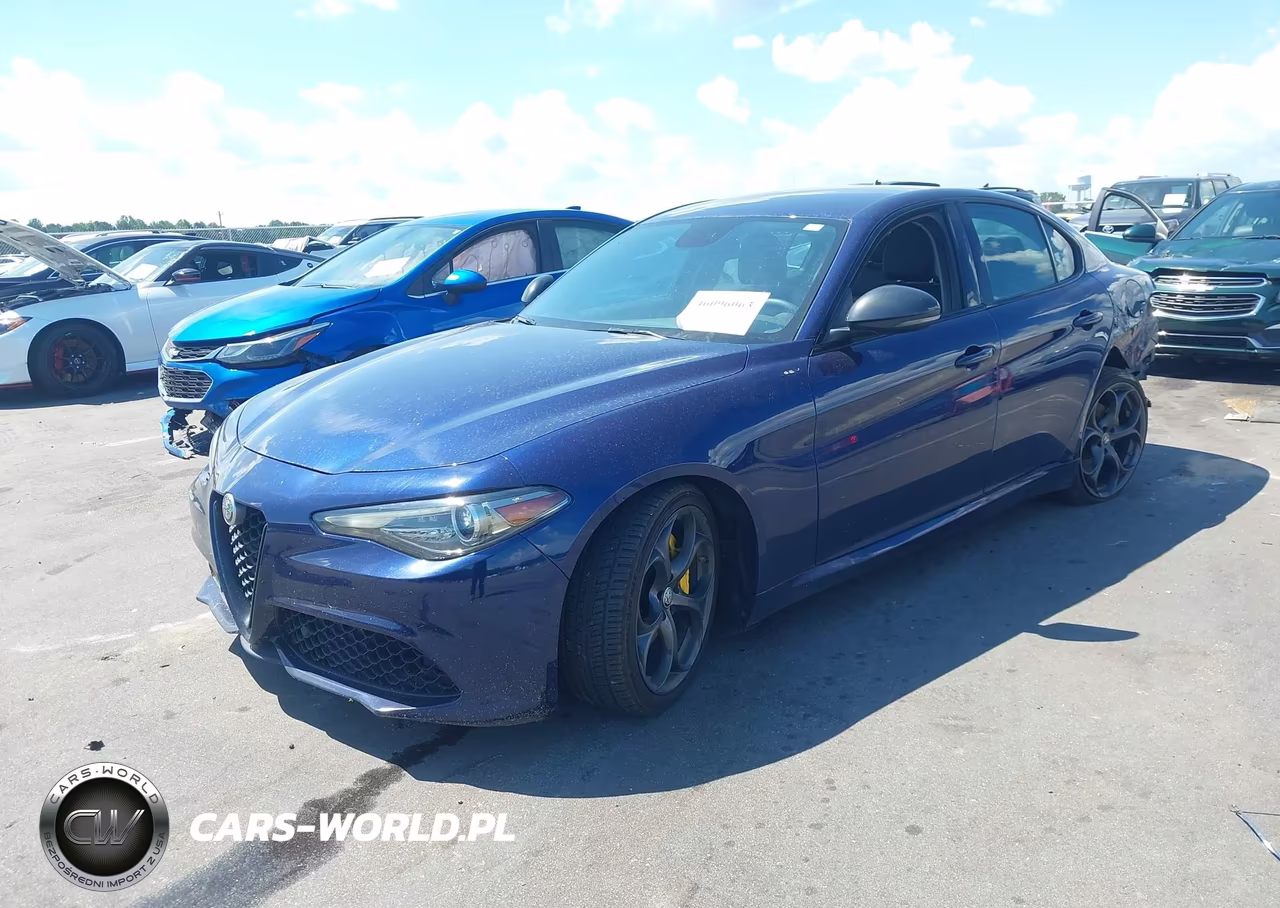 2019 Alfa Romeo Giulia Ti Sport Rwd VIN:ZARFAMBN3K7603385 - 2