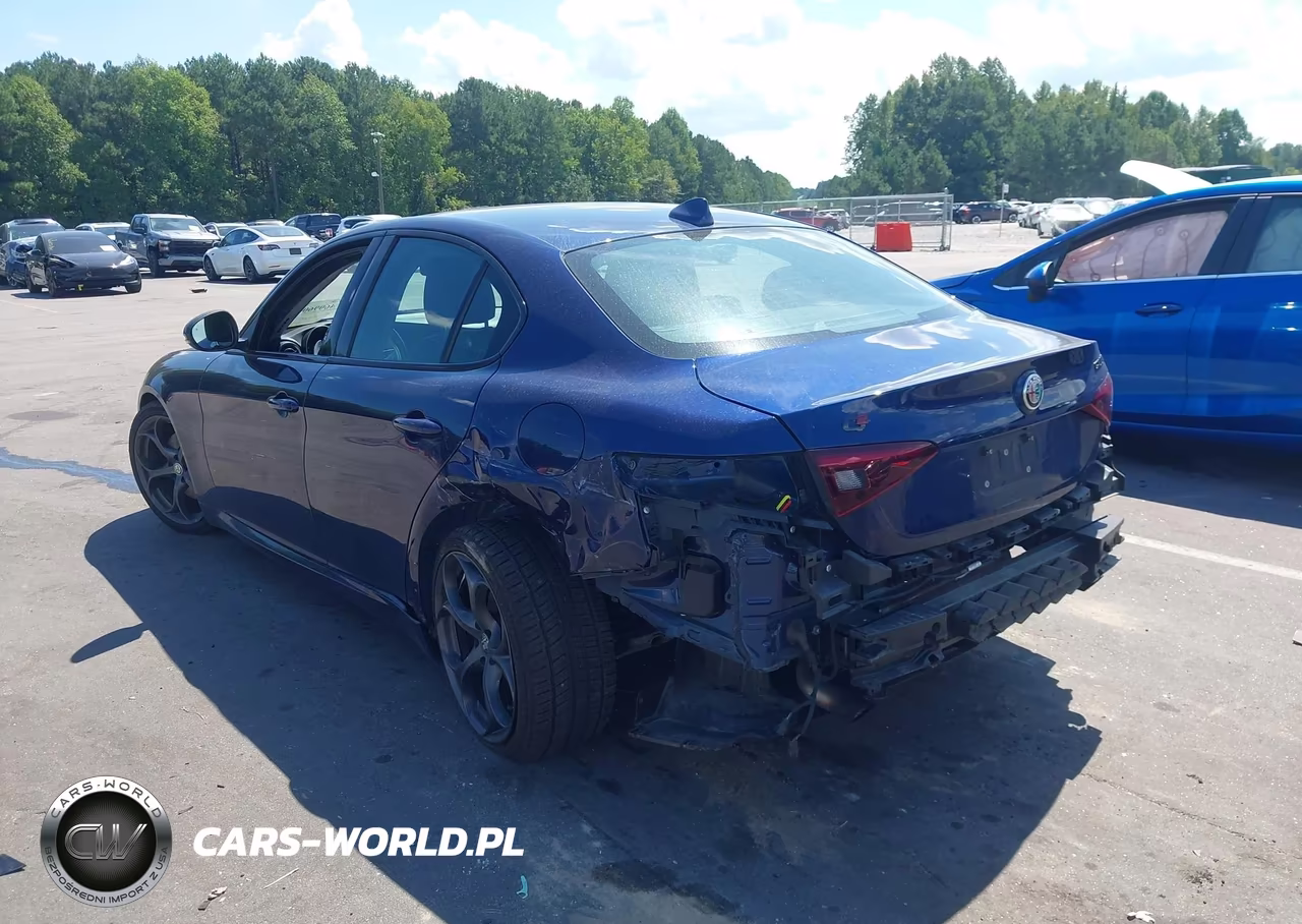 2019 Alfa Romeo Giulia Ti Sport Rwd VIN:ZARFAMBN3K7603385 - 3