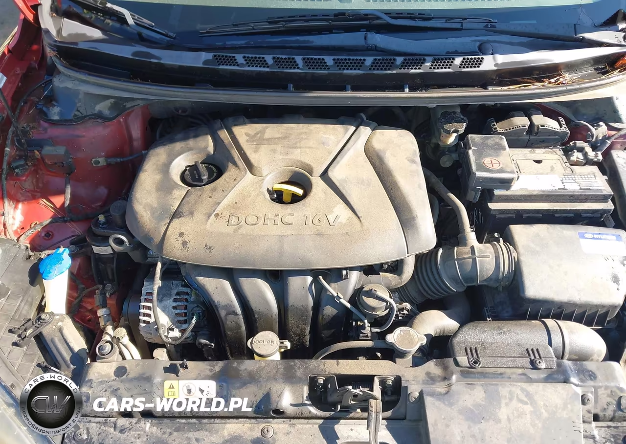 2012 Hyundai Elantra Gls (Ulsan Plant) VIN:KMHDH4AEXCU245618 - 10