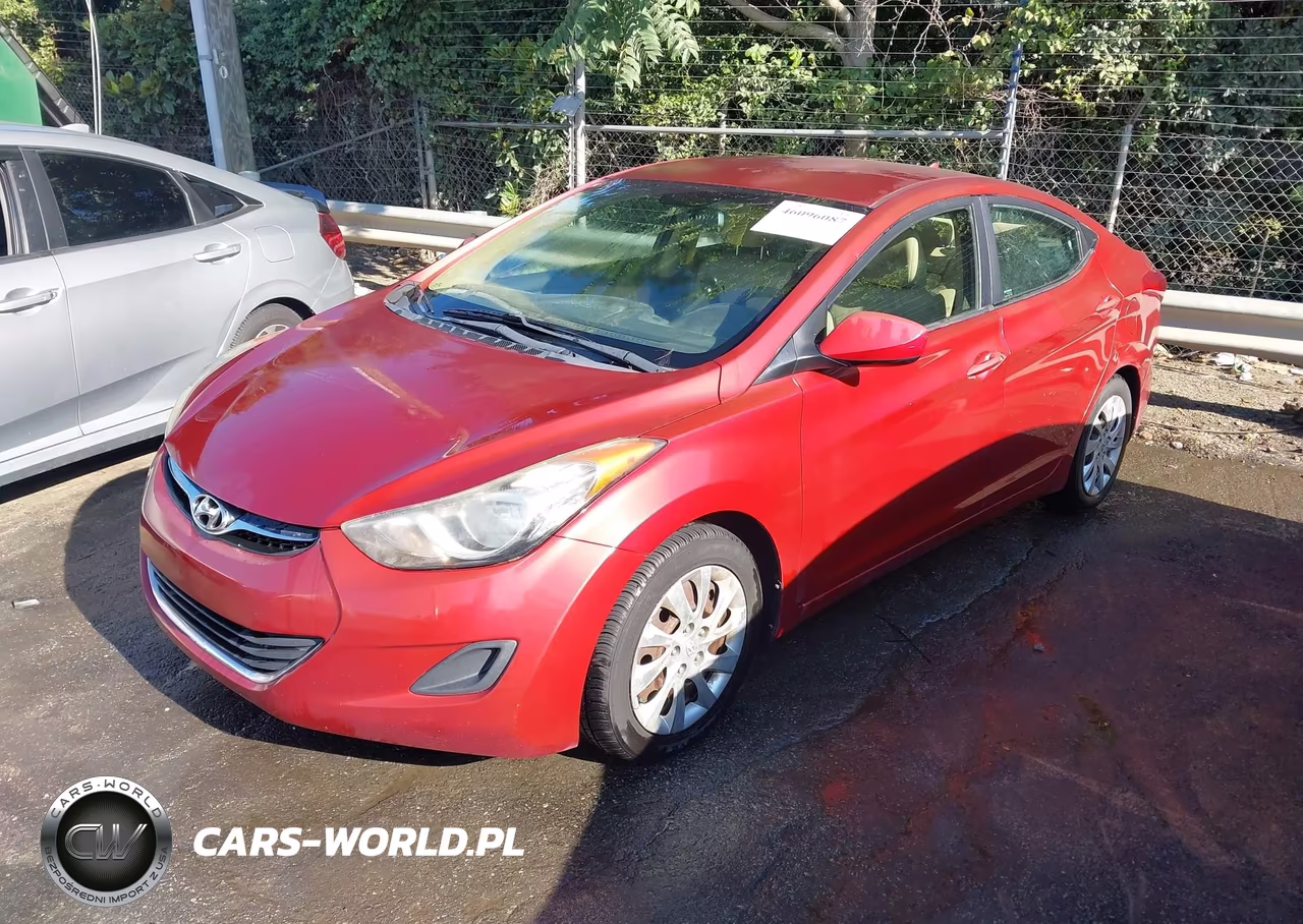 2012 Hyundai Elantra Gls (Ulsan Plant) VIN:KMHDH4AEXCU245618 - 2