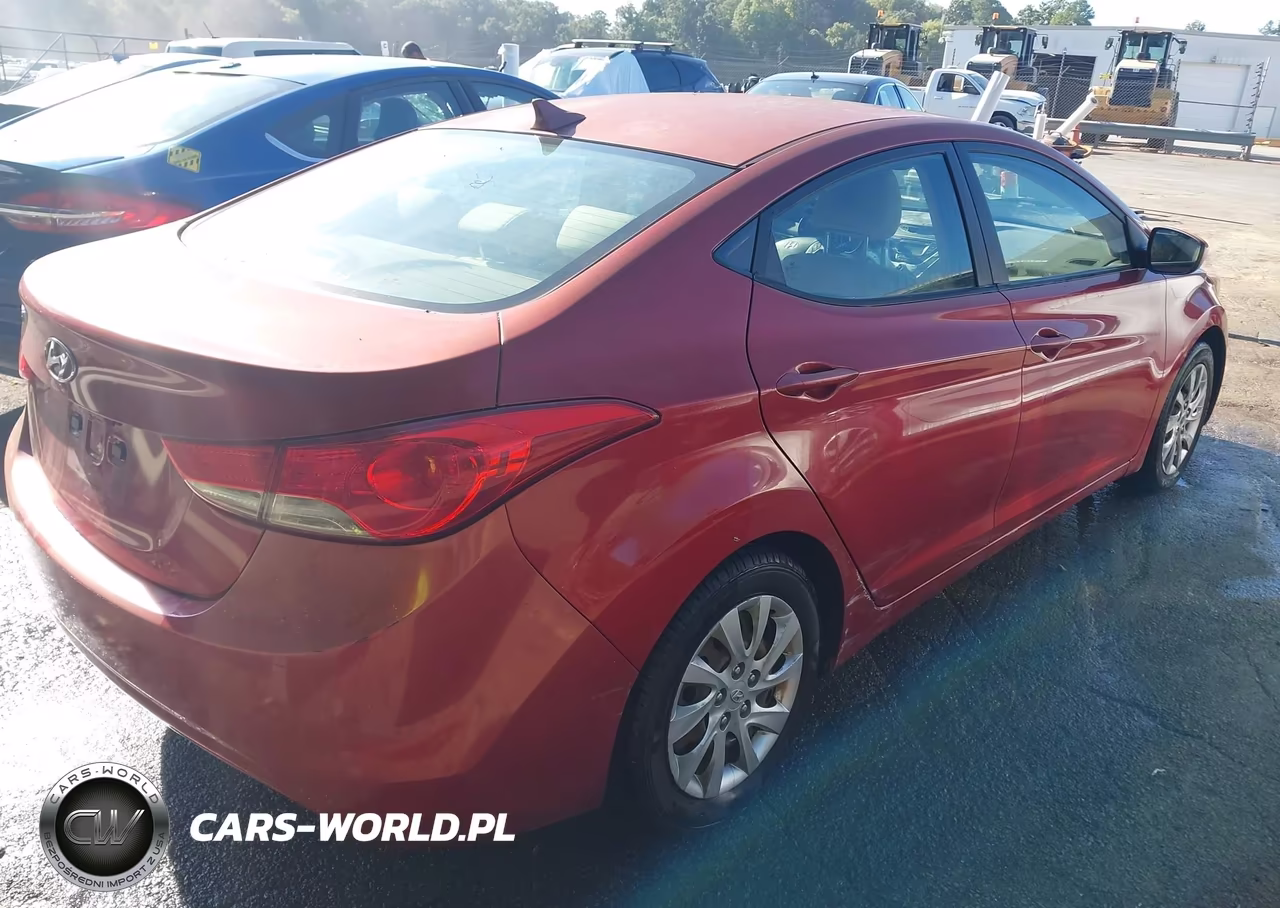 2012 Hyundai Elantra Gls (Ulsan Plant) VIN:KMHDH4AEXCU245618 - 4