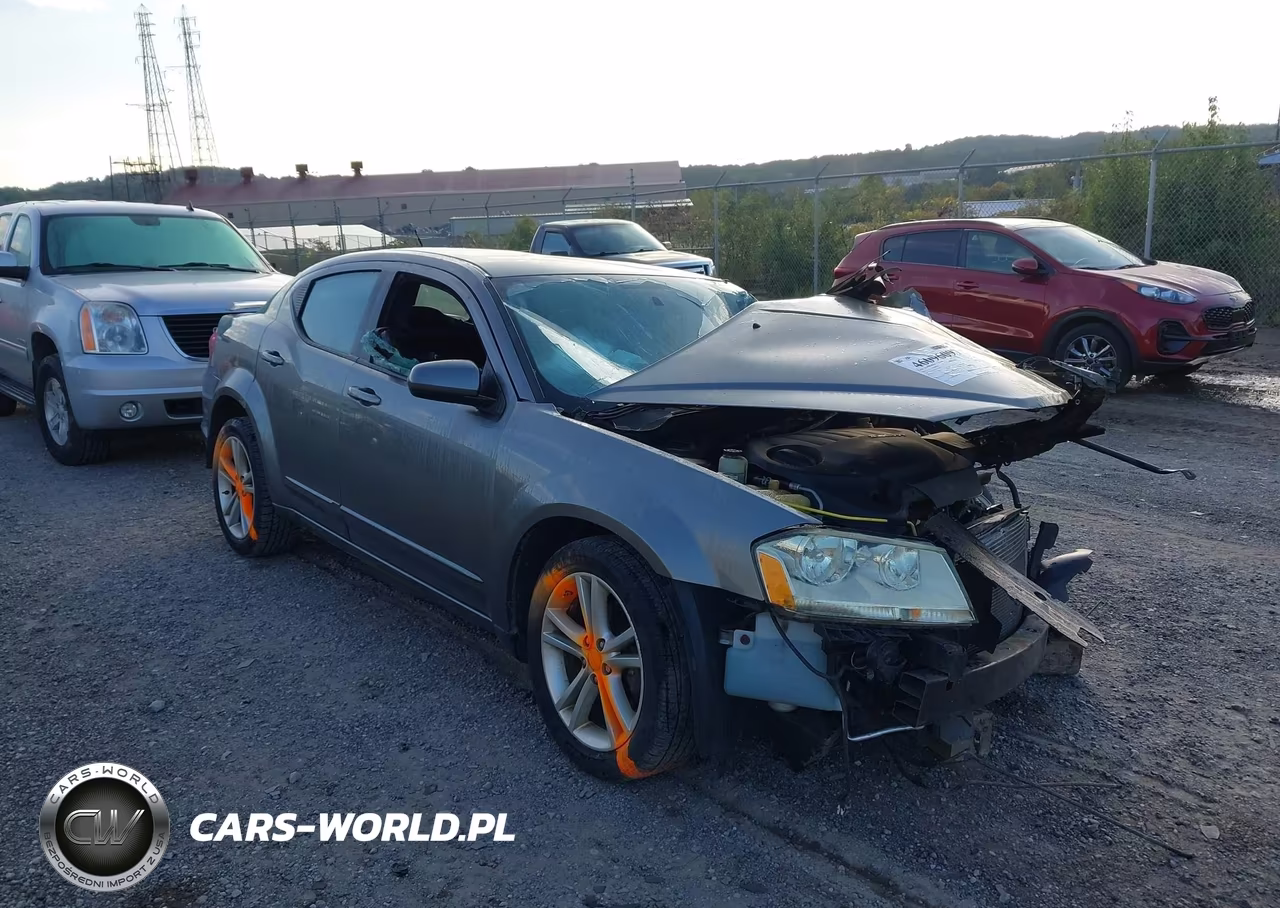 2012 Dodge Avenger Sxt Plus VIN:1C3CDZEG7CN309312 - 1
