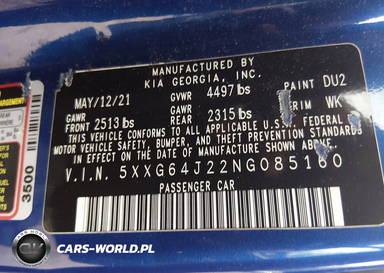 2022 Kia K5 Gt-Line VIN:5XXG64J22NG085160 - 9