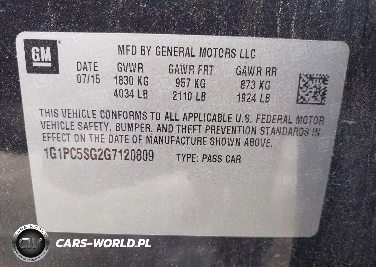 2016 Chevrolet Cruze Limited Ls Auto VIN:1G1PC5SG2G7120809 - 9