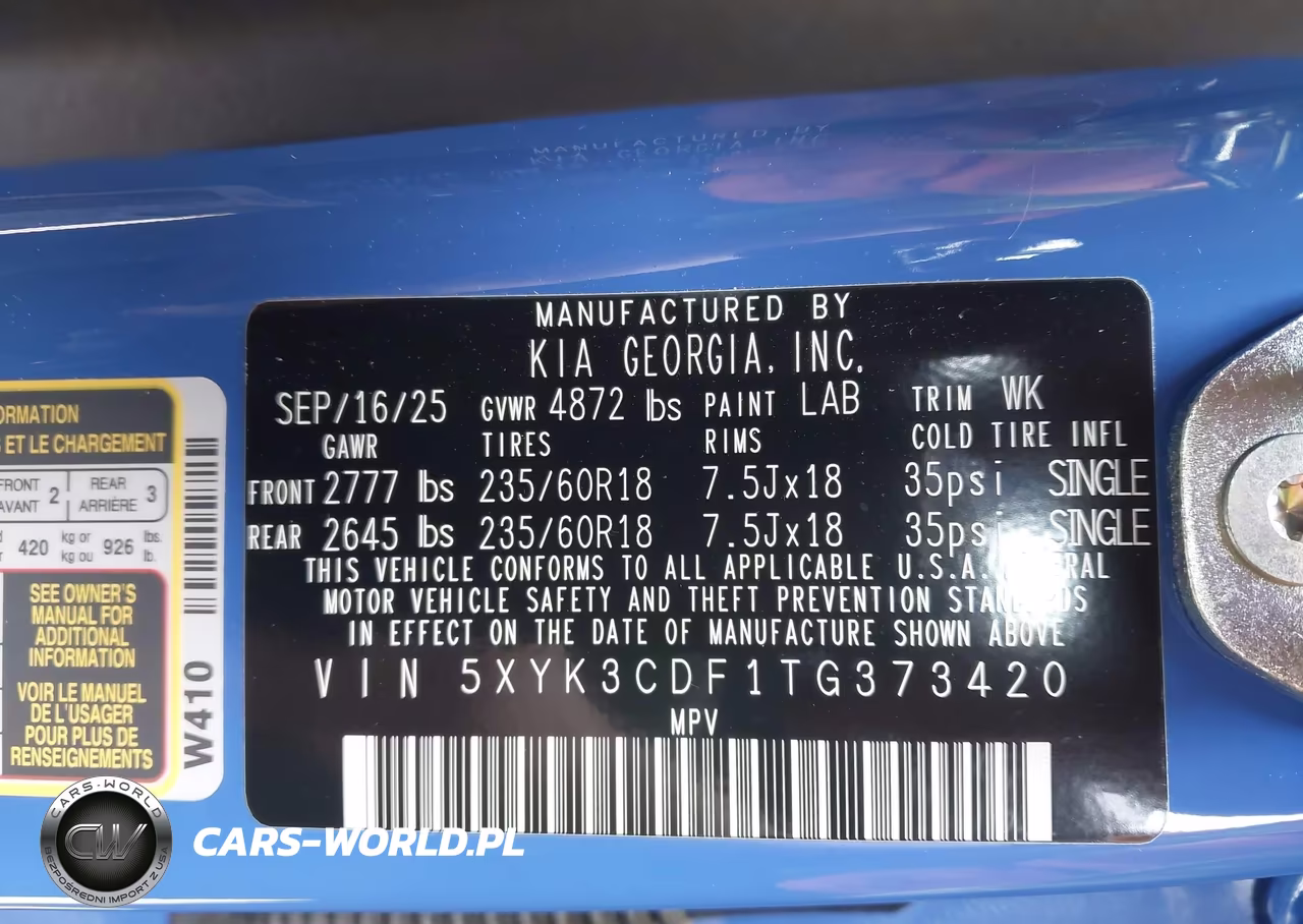 2026 Kia Sportage Ex VIN:5XYK3CDF1TG373420 - 9