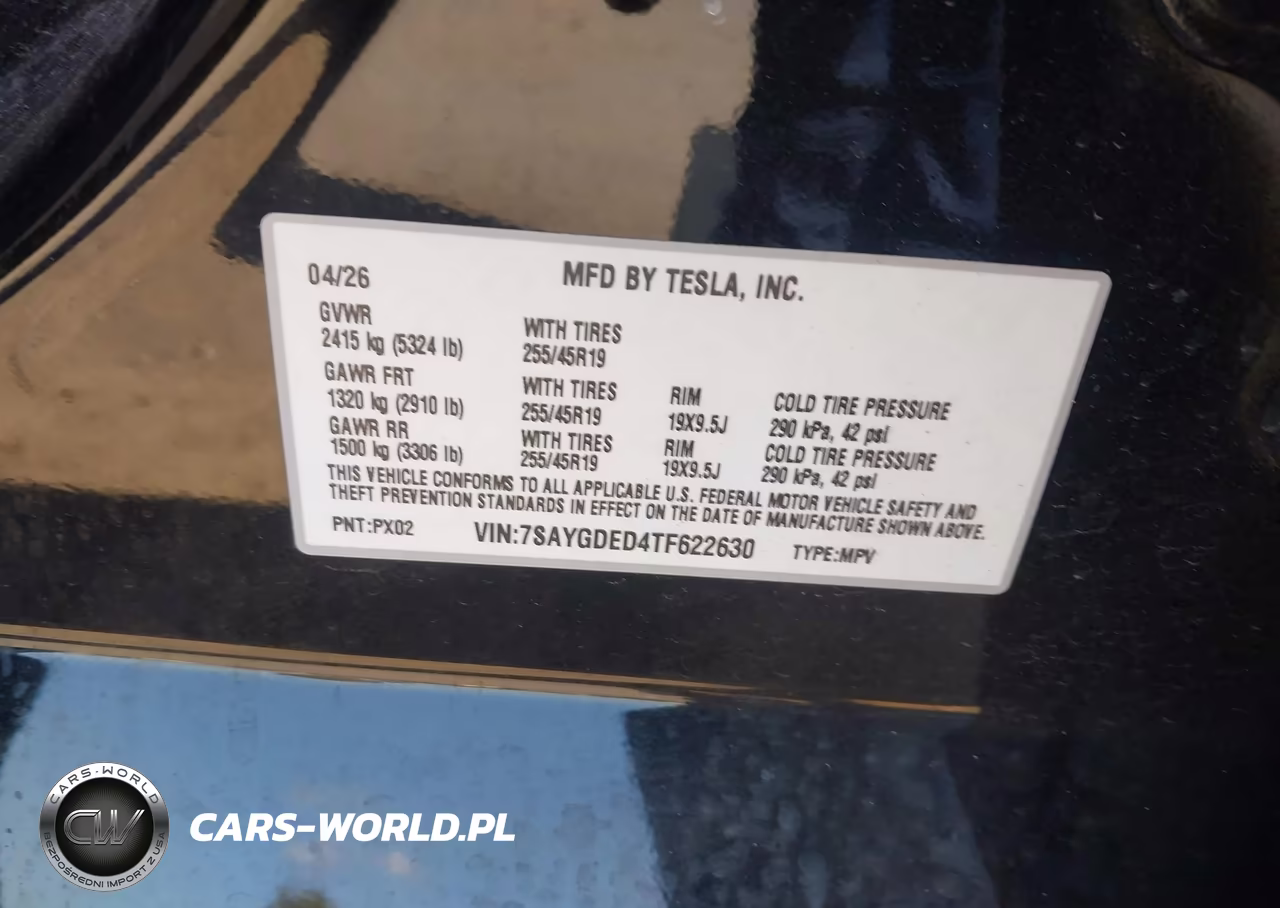 2026 Tesla Model Y Premium Rear-Wheel Drive-Rear-Wheel Drive VIN:7SAYGDED4TF622630 - 9