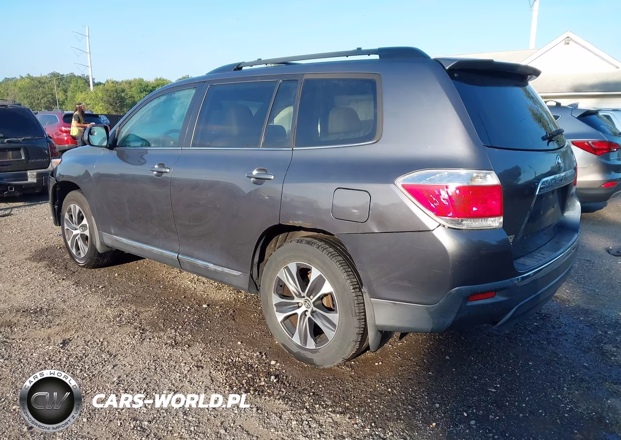 2012 Toyota Highlander Se V6 VIN:5TDBK3EH6CS141191 - 3