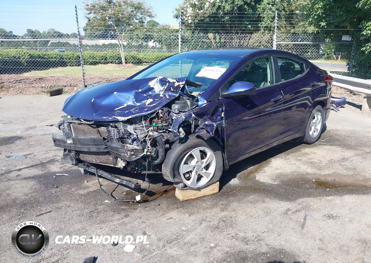 2014 Hyundai Elantra Se VIN:5NPDH4AE0EH497363 - 2