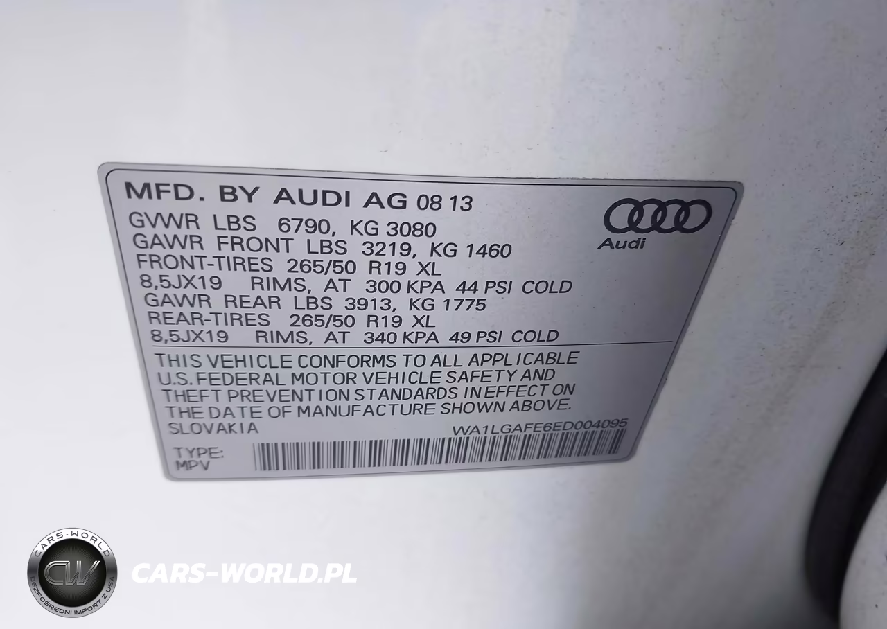2014 Audi Q7 3.0T Premium VIN:WA1LGAFE6ED004095 - 9