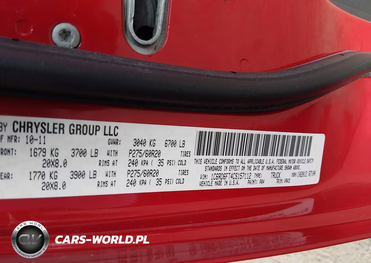 2012 Ram 1500 Express VIN:1C6RD6FT4CS157112 - 9