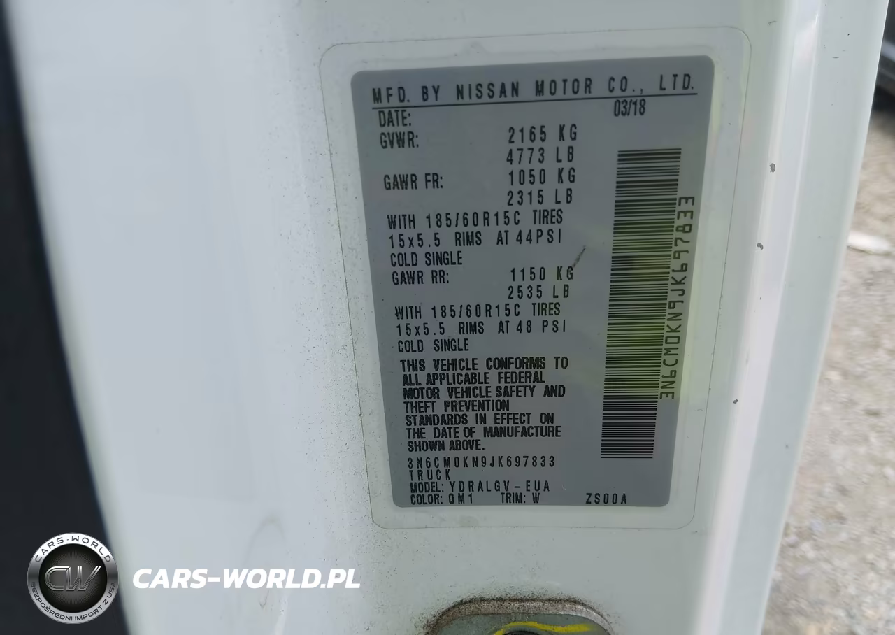 2018 Nissan Nv200 Sv VIN:3N6CM0KN9JK697833 - 9