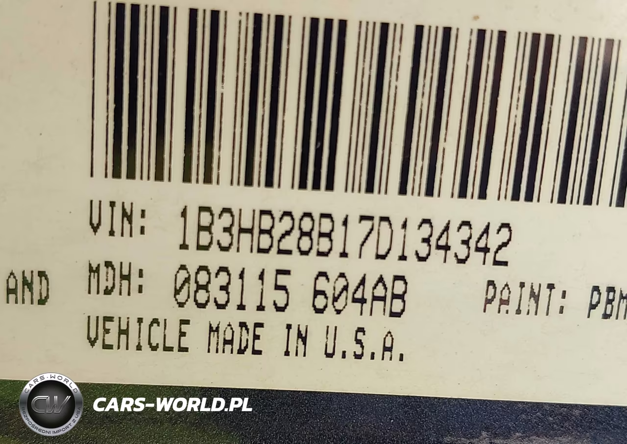 2007 Dodge Caliber VIN:1B3HB28B17D134342 - 9
