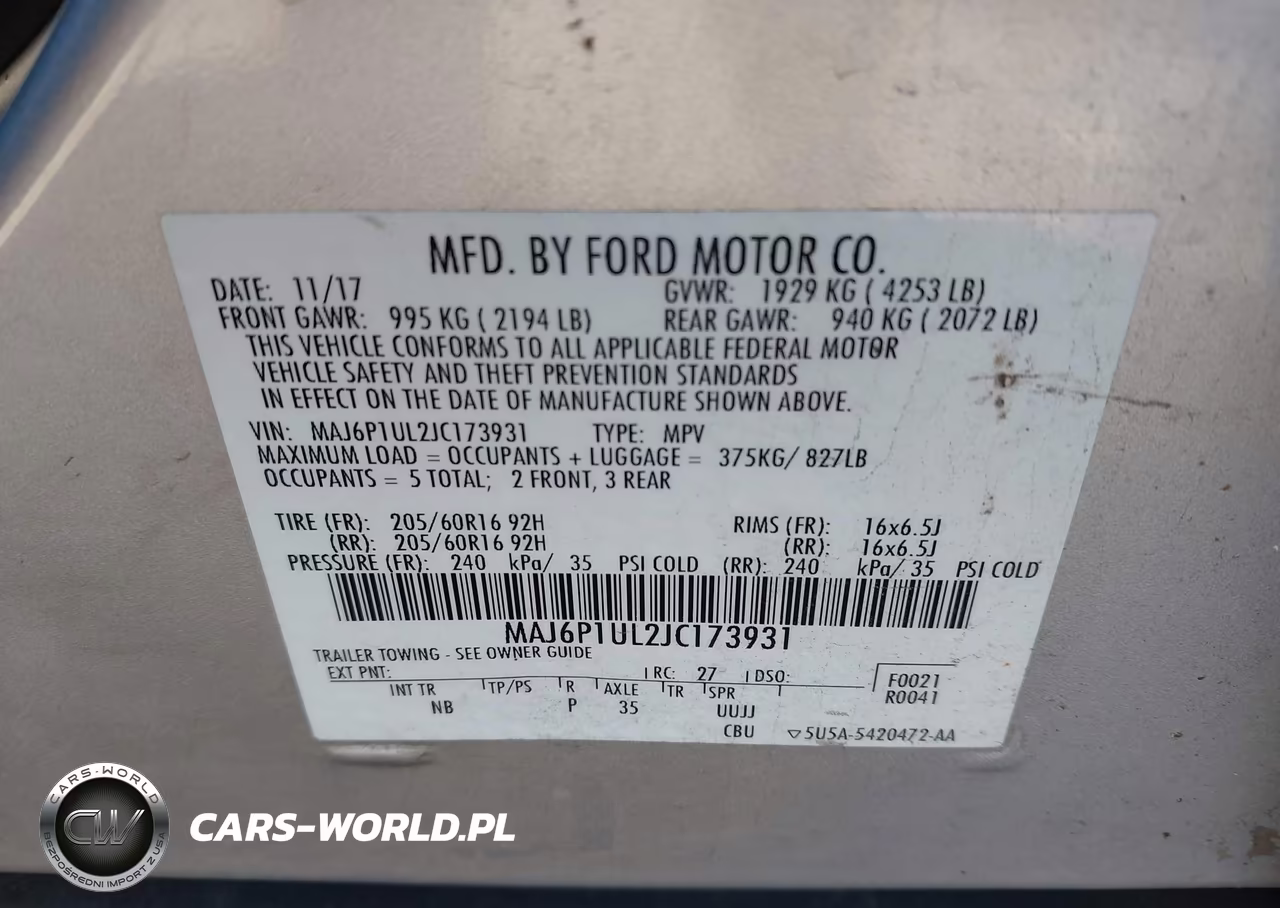 2018 Ford Ecosport Se VIN:MAJ6P1UL2JC173931 - 9
