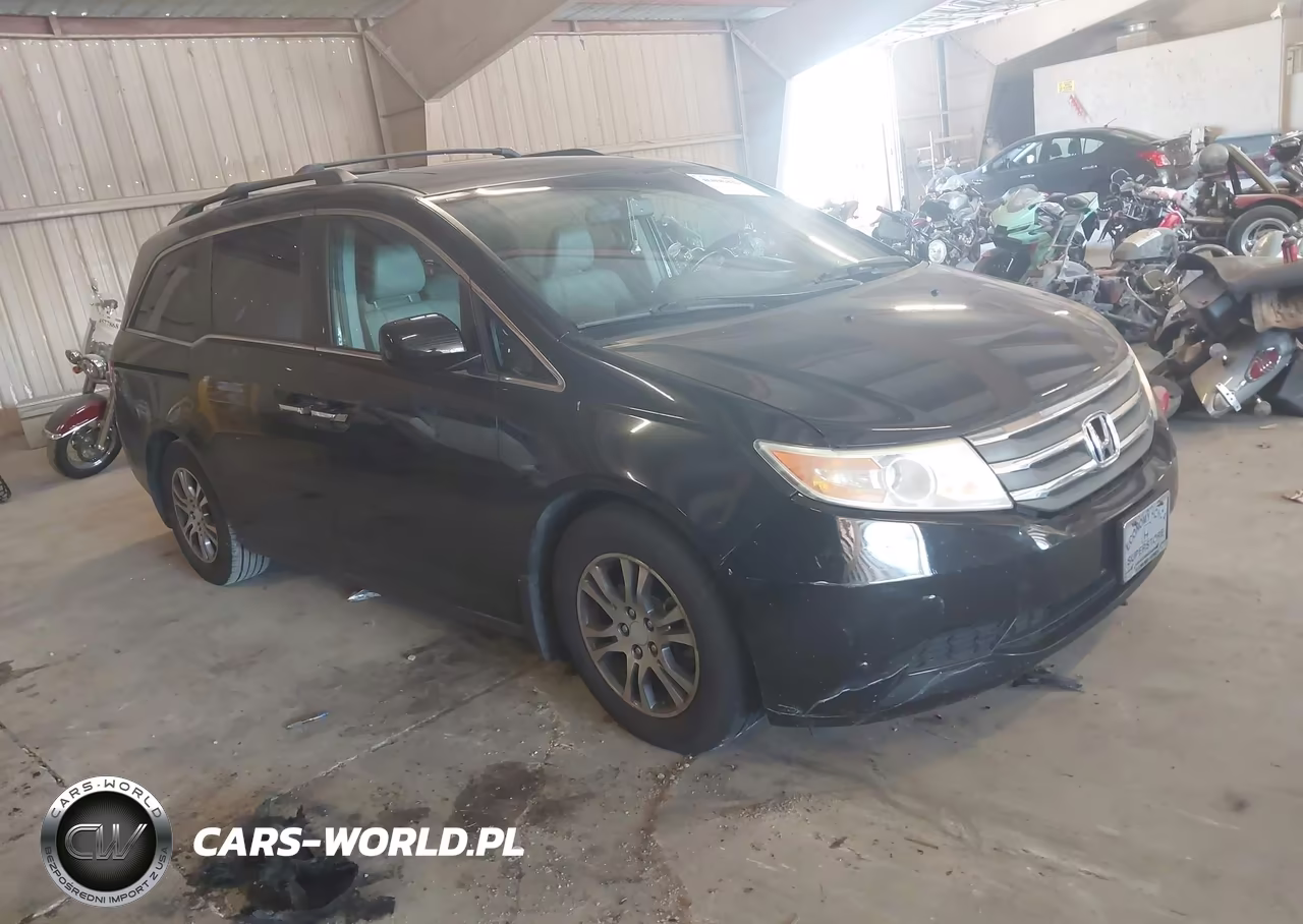 2012 Honda Odyssey Ex-L VIN:5FNRL5H63CB076340 - 1