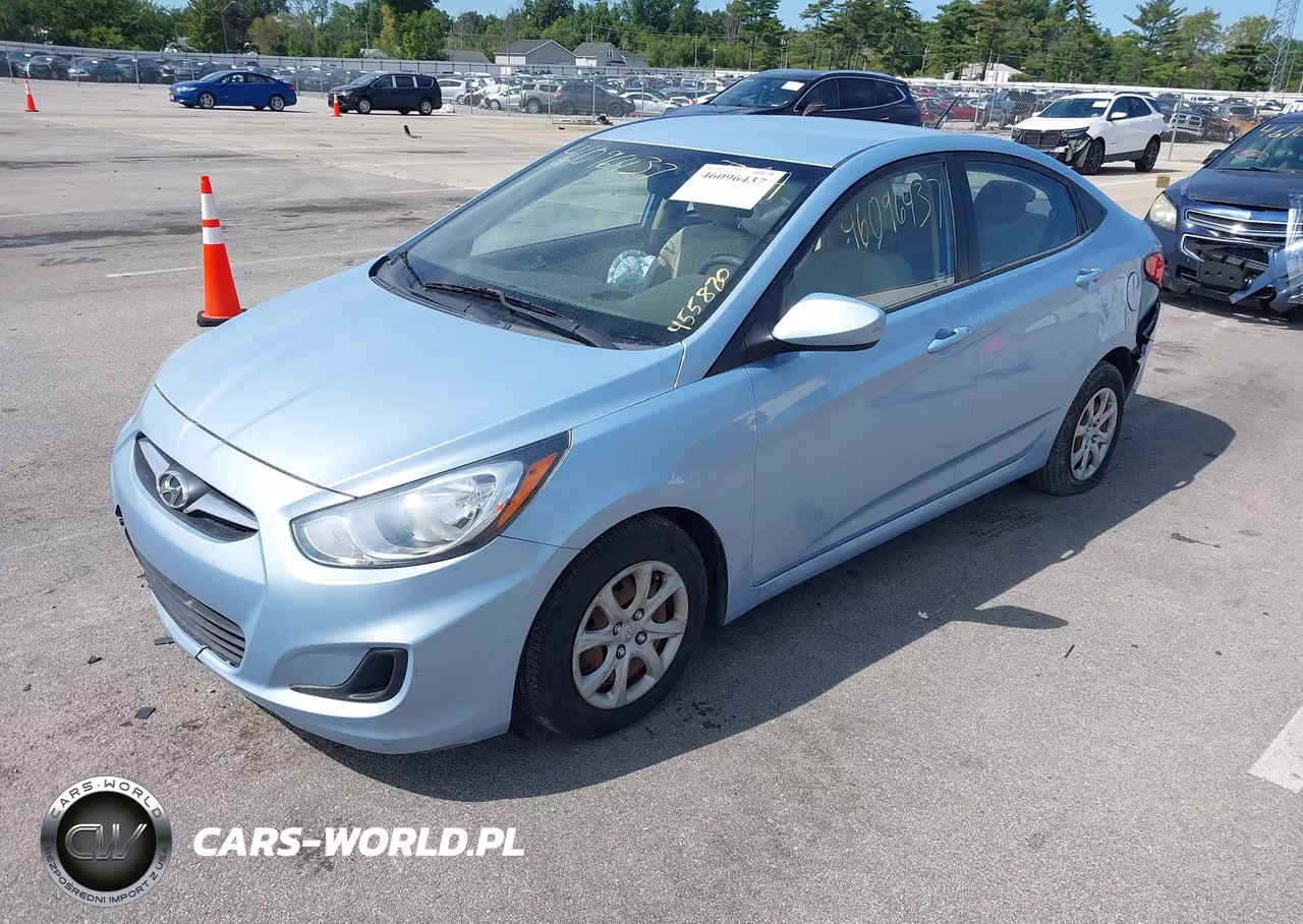 2012 Hyundai Accent Gls VIN:KMHCT4AE7CU208049 - 2