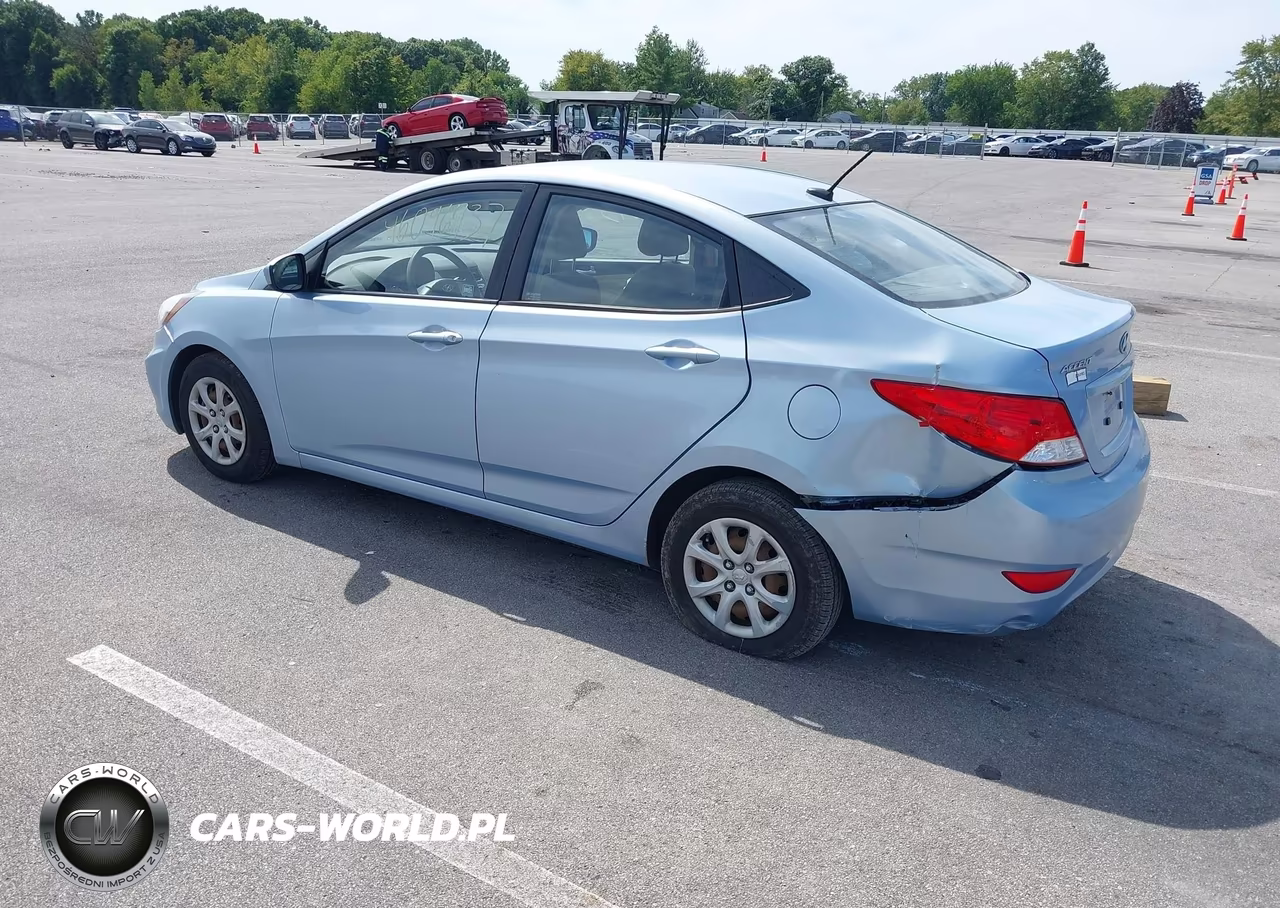 2012 Hyundai Accent Gls VIN:KMHCT4AE7CU208049 - 3
