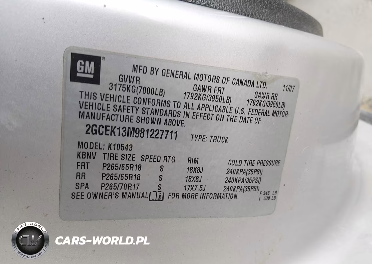 2008 Chevrolet Silverado 1500 Lt1 VIN:2GCEK13M981227711 - 9