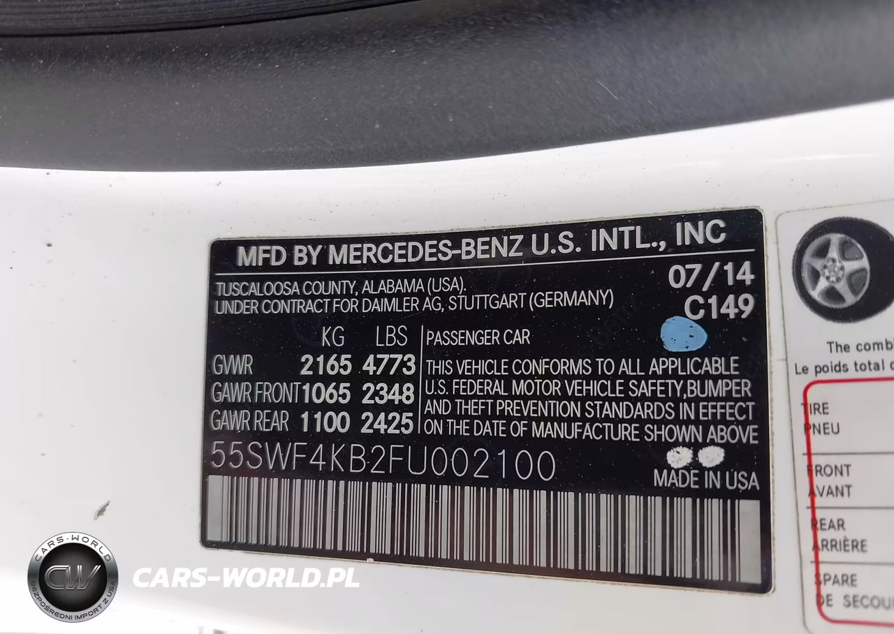 2015 Mercedes-Benz C 300 4Matic VIN:55SWF4KB2FU002100 - 9