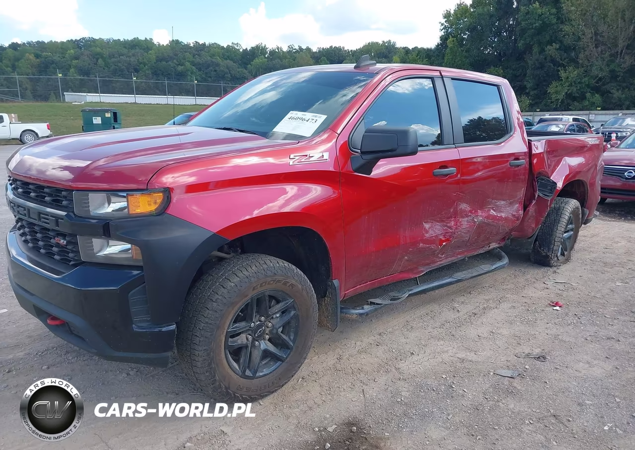 2021 Chevrolet Silverado 1500 4Wd Short Bed Custom Trail Boss VIN:1GCPYCEF1MZ297416 - 2