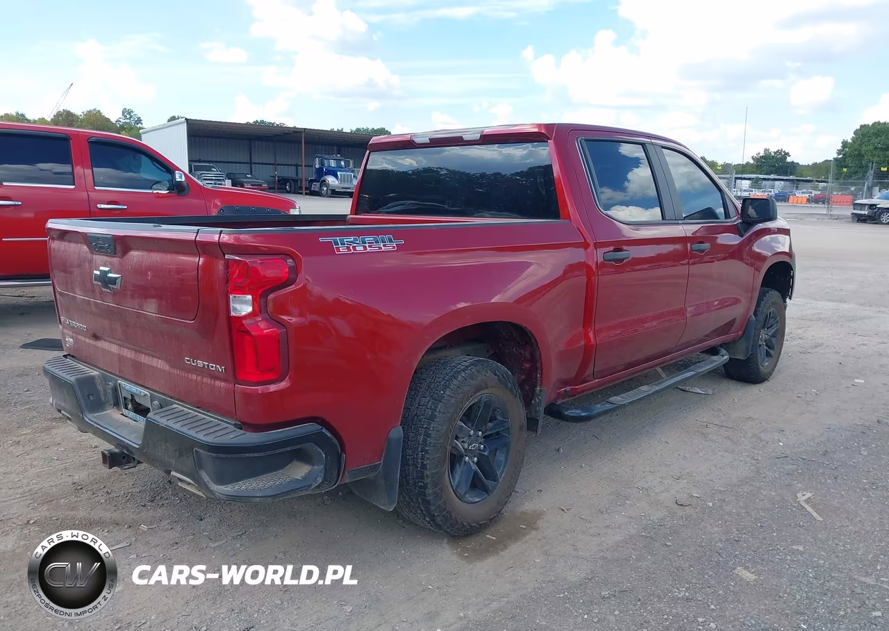 2021 Chevrolet Silverado 1500 4Wd Short Bed Custom Trail Boss VIN:1GCPYCEF1MZ297416 - 4