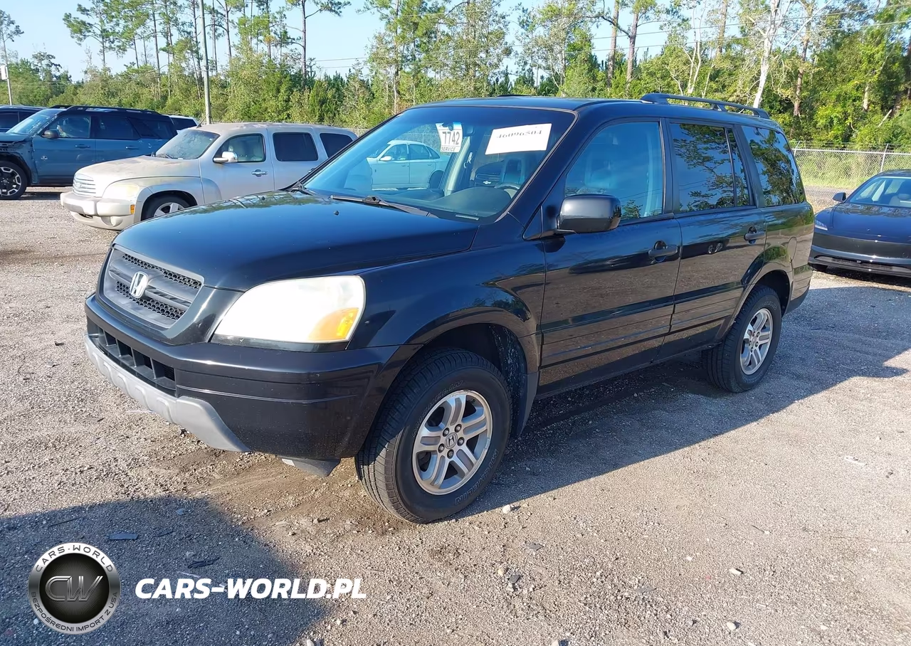 2005 Honda Pilot Ex-L VIN:2HKYF18725H513186 - 2