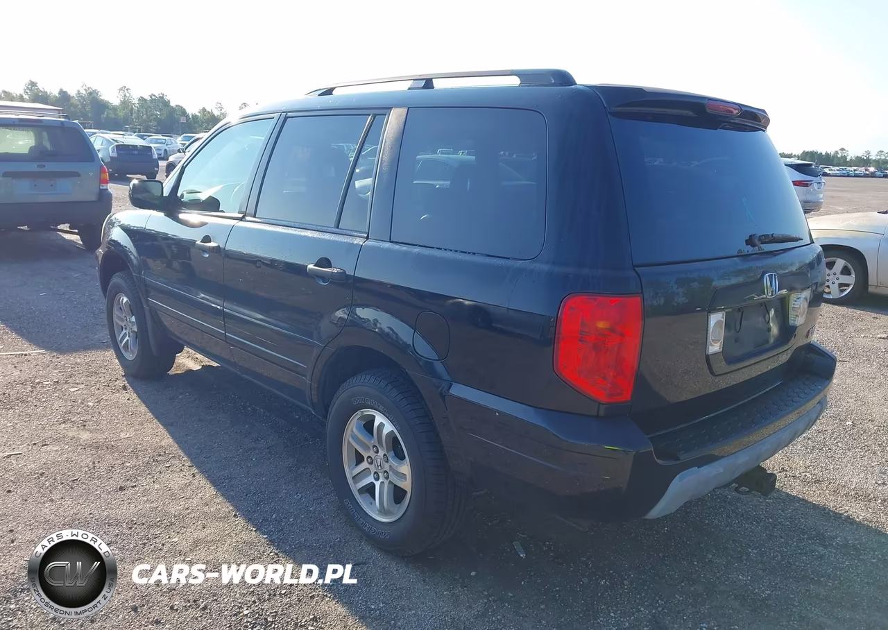 2005 Honda Pilot Ex-L VIN:2HKYF18725H513186 - 3