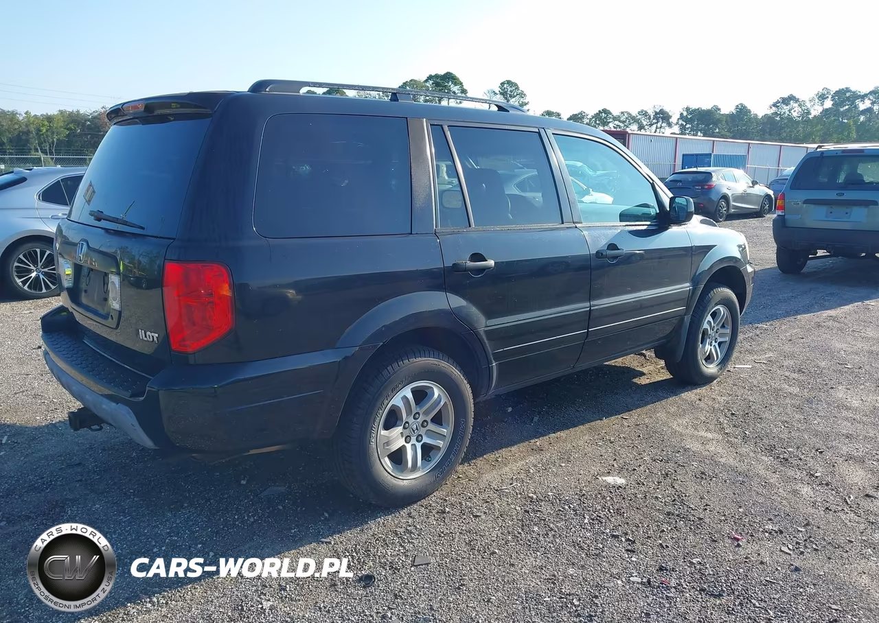 2005 Honda Pilot Ex-L VIN:2HKYF18725H513186 - 4