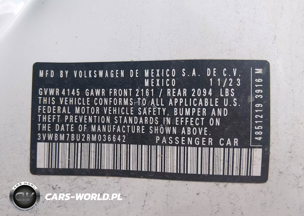 2024 Volkswagen Jetta 1.5T Sport VIN:3VWBM7BU2RM036642 - 9