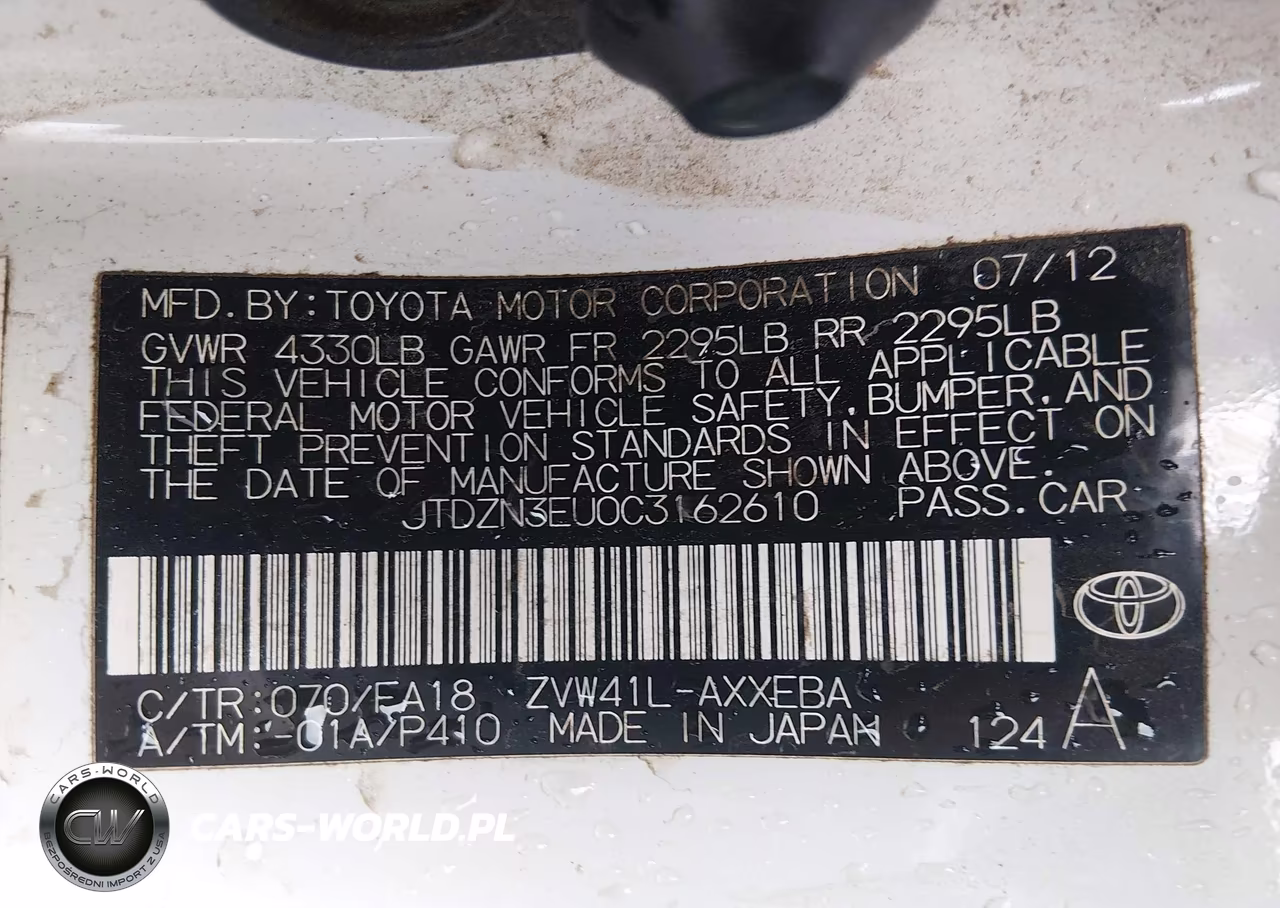 2012 Toyota Prius V Two VIN:JTDZN3EU0C3162610 - 9
