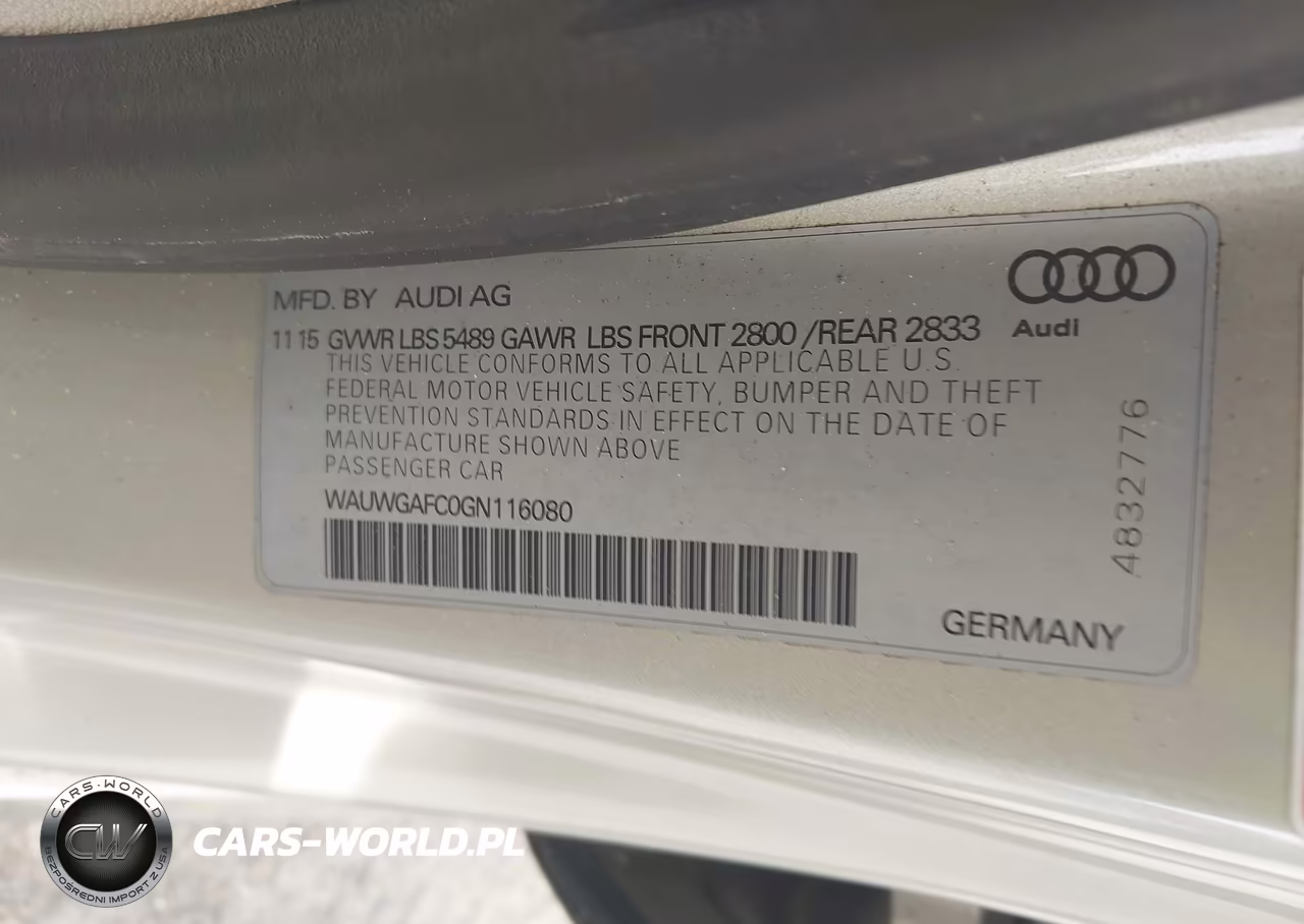 2016 Audi A7 3.0T Premium Plus VIN:WAUWGAFC0GN116080 - 9