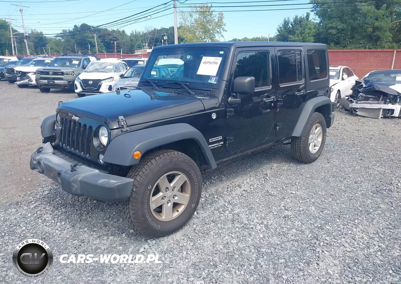 2017 Jeep Wrangler Unlimited Sport 4X4 VIN:1C4BJWDG4HL738507 - 2