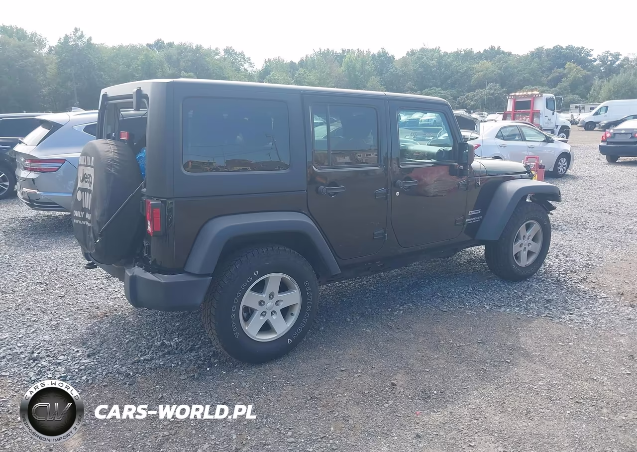 2017 Jeep Wrangler Unlimited Sport 4X4 VIN:1C4BJWDG4HL738507 - 4